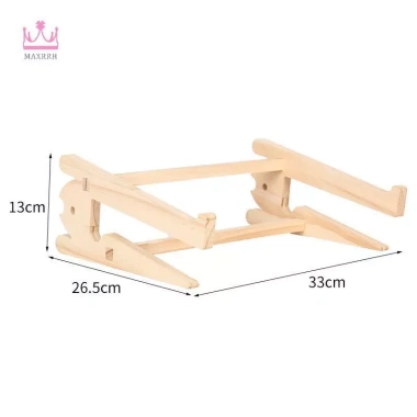 Maxrrh Đế Laptop Gỗ Lắp Ráp Lapdesk Riser Chống Nhiệt, Giá Đỡ Gia Cố - 94.600 VND