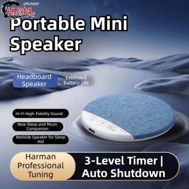 Máy Âm Thanh RENDZ Siêu Mỏng Dưới Gối Bluetooth – Loa Mini Hi‑Fi Stereo, Tiếng Ồn Trắng hỗ trợ ngủ