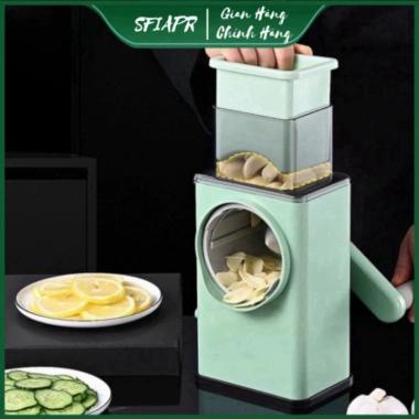 Máy Bào Sợi Rau Củ Đa Năng PTLUXURY 6 Lưỡi Dao - Cắt Tiện Lợi, Giá 99.000
