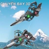 Máy Bay Điều Khiển Từ Xa Cho Bé - Pin Sạc, Đèn Đầy Màu, Vòng Tròn 360° 3