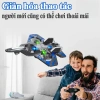 Máy Bay Điều Khiển Từ Xa Cho Bé - Pin Sạc, Đèn Đầy Màu, Vòng Tròn 360° 6