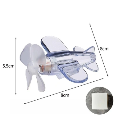Máy Bay Phát Sáng Năng Lượng Gió Đèn Không Cần Pin, Đồ Chơi Khoa Học 16.099 VND 10