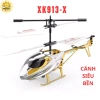 Máy bay trực thăng điều khiển từ xa XK913-X 3.5 kênh, đèn LED đa sắc, pin sạc Type-C - Sunny Kids, 349.000₫