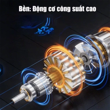 Máy Bơm Hơi Mini Không Dây Đa Năng – Đèn Pin, Sạc USB, Tự Động Dừng, Dụng Cụ Khẩn Cấp Xe Máy & Du Lịch 6