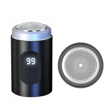 Máy cạo râu điện mini di động LCD cho nam, tông đơ sạc lại tiện du lịch, quà Tình nhân 9
