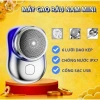 Máy Cạo Râu Mini Bỏ Túi Du Lịch Sạc Pin 3 Lưỡi Tự Mài Độ Bền Cao Tiện Lợi