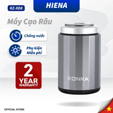 Máy Cạo Râu Mini Cầm Tay Cao Cấp KZ-XD8 - Lưỡi 3 Lá Inox, Sạc Nhanh Type‑C, Nhỏ Gọn Du Lịch, Giá Chỉ 168.000₫