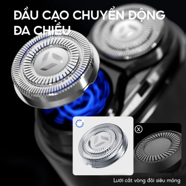 Máy cạo râu mini Enchen K8 - Đầu cạo 2D, chống nước, 18 lưỡi tự mài, pin 60 ngày, bảo hành 6 tháng - Giá 269.000₫ 8