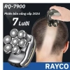Máy cạo râu Rayco RQ-7.900 7 lưỡi - Cạo đầu trọc, cắt tóc, chống nước IPX7 730k 7