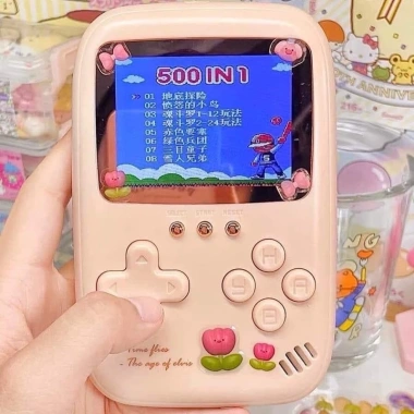 Máy chơi game kiêm sạc dự phòng 10.000mAh, 500 trò chơi dễ thương, chỉ 494.900₫ 2