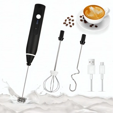 Máy Đánh Trứng & Tạo Bọt Cà Phê Sạc Điện 3 Tốc Độ - Nhỏ Gọn, Tiện Lợi