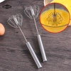 Máy đánh trứng thép không gỉ 304 bán tự động cầm tay tự xoay - Giảm giá 41.140 VND