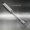 Máy đánh trứng thép không gỉ 304 bán tự động cầm tay tự xoay - Giảm giá 41.140 VND 6