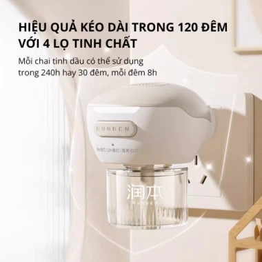 Máy Đuổi Muỗi Côn Trùng Runben kèm Tinh Dầu An Toàn, Giá 89.000, Bảo Vệ Gia Đình 5