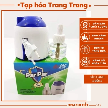 Máy Đuổi Muỗi Par Par TH04 và Tinh Dầu - Chỉ 22.000đ, Đánh Bay Muỗi Ngay