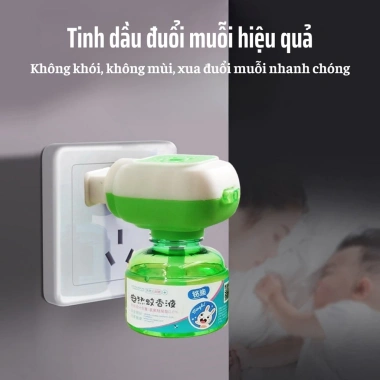 Máy Đuổi Muỗi Xông Tinh Dầu An Toàn Trẻ Em Đèn Đuổi Muỗi Nhiều Không Gian M05