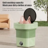 Máy Giặt Mini Gấp Gọn Cầm Tay Tự Vắt Khử Khuẩn Giặt Đồ Lót Vớ Quần Áo Trẻ Em Tiện Lợi 235k 3