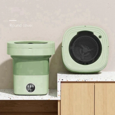 Máy Giặt Mini Gấp Gọn Cầm Tay Tự Vắt Khử Khuẩn Giặt Đồ Lót Vớ Quần Áo Trẻ Em Tiện Lợi 235k
