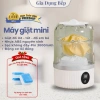 Máy giặt mini không dây sạc pin 3.000mAh, bảo vệ sợi vải, giặt lót, tất du lịch
