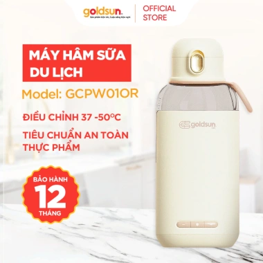 Máy hâm sữa cầm tay không dây du lịch Goldsun Care - Sạc Type-C, ấm nhanh, giá ưu đãi 1,224,500₫ Máy hâm sữa cầm tay không dây du lịch Goldsun Care - Sạc Type-C, ấm nhanh, giá ưu đãi 1,224,500₫