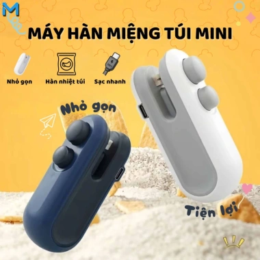 Máy hàn miệng túi mini, niêm phong thực phẩm, nhỏ gọn cho gia đình - 32.493 VND