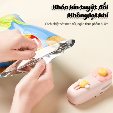 Máy hàn miệng túi từ tính mini cầm tay – Niêm phong nhanh, ăn nhẹ, sạc lại, chống ẩm