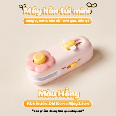 Máy hàn miệng túi từ tính mini cầm tay – Niêm phong nhanh, ăn nhẹ, sạc lại, chống ẩm