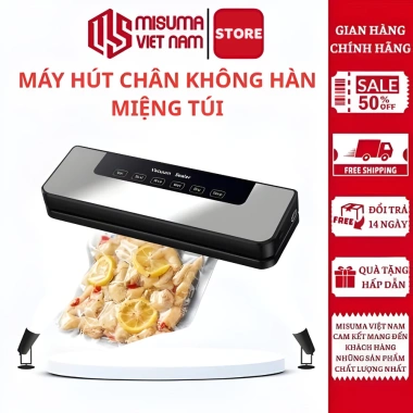 Máy Hút Chân Không Misuma Tự Động - Đóng Gói Thực Phẩm, Khử Trùng Tia UV 2 Máy Hút Chân Không Misuma Tự Động - Đóng Gói Thực Phẩm, Khử Trùng Tia UV 2