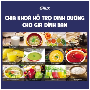 Máy làm sữa hạt Gilux 8 chức năng xay nấu tiện lợi - Bảo hành 12 tháng - Giá ưu đãi 1.149.000 VND 9 Máy làm sữa hạt Gilux 8 chức năng xay nấu tiện lợi - Bảo hành 12 tháng - Giá ưu đãi 1.149.000 VND 9