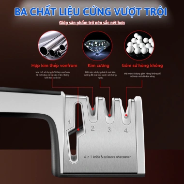 Máy Mài Đa Năng 4 in 1 C&M BABY – Khe Thép Chống Gỉ, Mài Nhanh, Nhỏ Gọn, Giá 159k