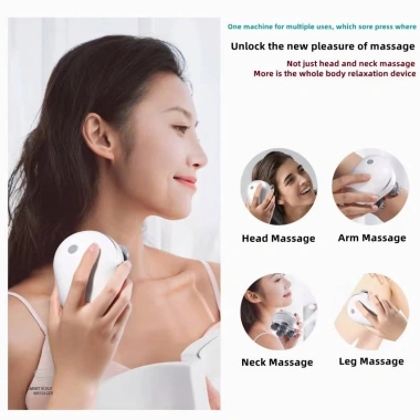 Máy Massage Đa Năng Không Dây 5 Chế Độ Rung, Chống Nước IPX7, Pin Dài, Thư Giãn Cổ Vai Lưng - Giá 200k