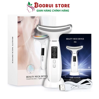 Máy nâng cơ Boorui M6 M8 - Massage mặt 6 trong 1, ánh sáng, nhiệt nóng/lạnh, giá 315.000 VND