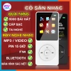Máy nghe nhạc mini MP3/MP4 Bluetooth LCD, loa ngoài, thẻ nhớ, tai nghe và cáp sạc - 229.000₫