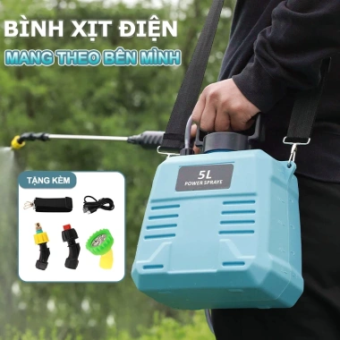 Máy phun tưới cây điện cầm tay 5L/8L – Bình xịt nước chạy điện, tiết kiệm, giá ưu đãi 172.200₫