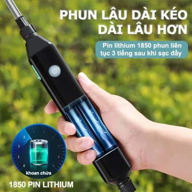 Máy phun tưới cây điện cầm tay 5L/8L – Bình xịt nước chạy điện, tiết kiệm, giá ưu đãi 172.200₫ 6 Máy phun tưới cây điện cầm tay 5L/8L – Bình xịt nước chạy điện, tiết kiệm, giá ưu đãi 172.200₫ 6