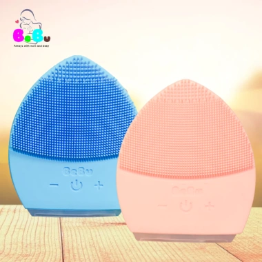 Máy rửa mặt BEBU Silicon cao cấp 100% - Làm sạch sâu, massage da, chỉ 209.000đ