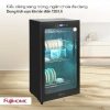 Máy sấy bát đĩa FUJIHOME DD128 UV và Ozone khử trùng 99,99% vi khuẩn E. coli - Giá 2.08 triệu 2