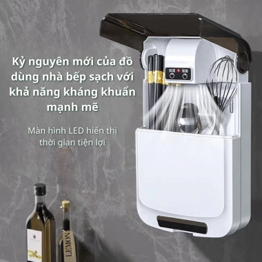 Máy sấy đũa thìa UV diệt khuẩn, ngăn nấm mốc, nhỏ gọn di động, giá 89.000₫ 8