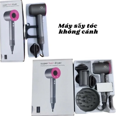 Máy sấy ion âm không cánh công suất mạnh, chăm sóc tóc tại nhà 299.000₫