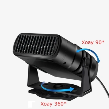 Máy sấy kính ô tô 2 trong 1 Chống bám sương, sưởi ấm, ngừa ẩm mốc chỉ 139k 3