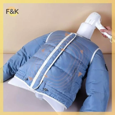 Máy sấy quần áo di động F&K - Túi sấy nhanh, sấy áo sơ mi, áo khoác, du lịch gia đình, giá 58.080₫ 3