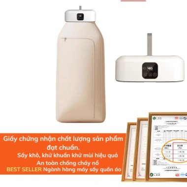 Máy sấy quần áo gấp gọn 600W UV kháng khuẩn cho trẻ em, người lớn - 600.000₫