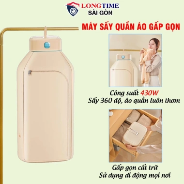 Máy sấy quần áo gấp gọn GX G1 nội địa tủ sấy mini khử mùi hôi công nghệ sấy 3D giá 505.000