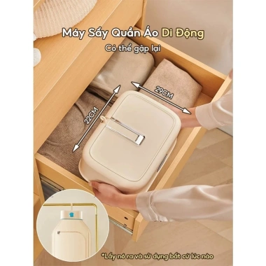Máy sấy quần áo gấp gọn GX G1 nội địa tủ sấy mini khử mùi hôi công nghệ sấy 3D giá 505.000