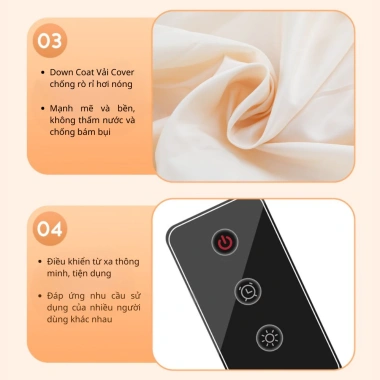 Máy sấy quần áo gấp gọn treo tường sang trọng, sấy 3D tiết kiệm điện - 480.000₫