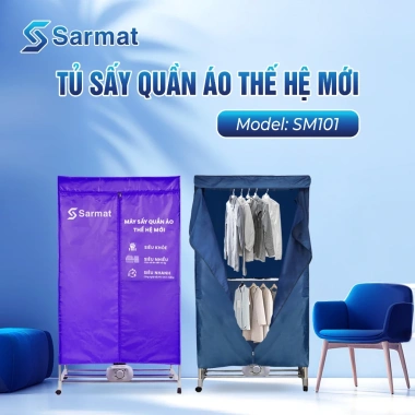 Máy sấy quần áo Hichiko SM101 2.300W sấy nhanh, khử mùi, giá 1.589.000 VND Máy sấy quần áo Hichiko SM101 2.300W sấy nhanh, khử mùi, giá 1.589.000 VND