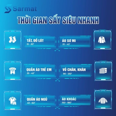 Máy sấy quần áo Hichiko SM101 2.300W sấy nhanh, khử mùi, giá 1.589.000 VND