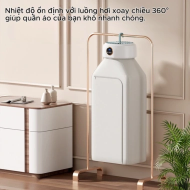 Máy sấy quần áo mini BS-74.567 gấp gọn 600W công nghệ sấy 3D - Giá chỉ 518.000₫