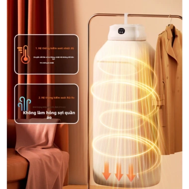 Máy sấy quần áo mini di động 3D, hẹn giờ tự động tắt - giảm giá 18% chỉ 439k 2