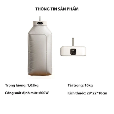 Máy sấy quần áo mini gấp gọn du lịch UV kháng khuẩn, điều khiển từ xa, chỉ 439.200₫ 8